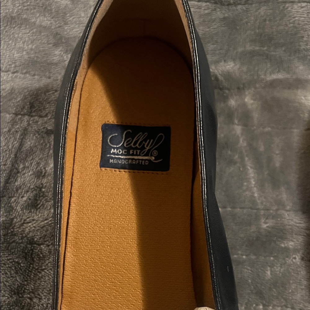 Selby Navy Tassel Loafers